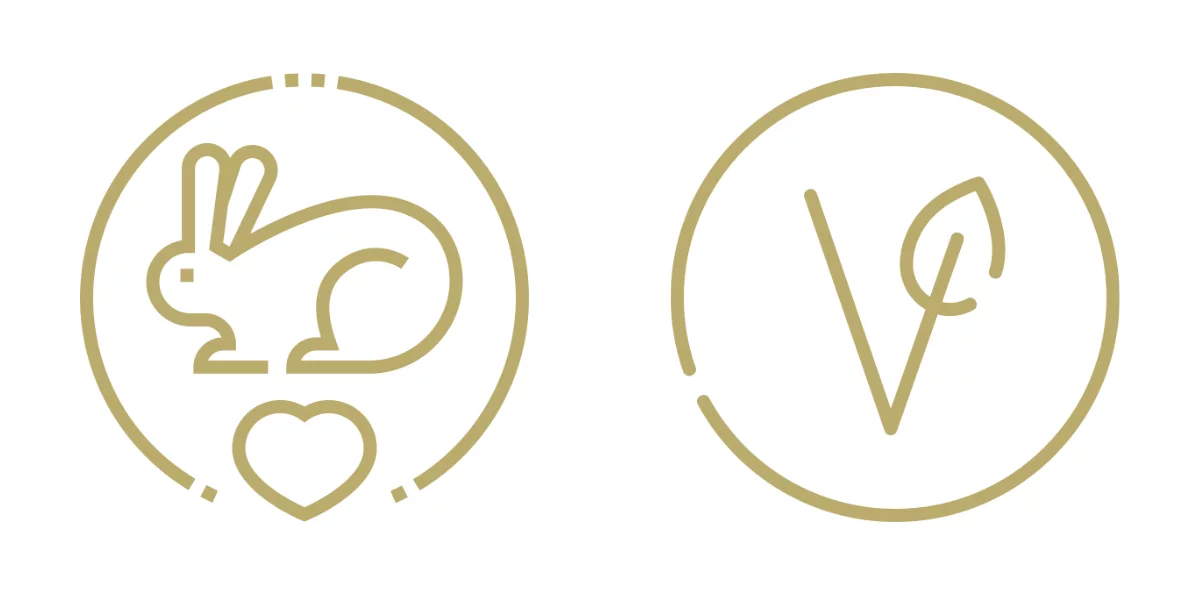 cruelty free és vegán sminkek vegán és cruelty free logó